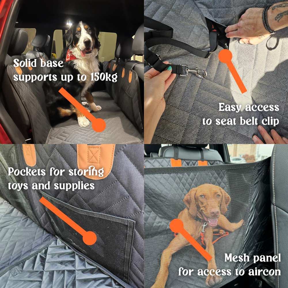 Barksmith™ AdventureDeck Premium Back Seat Protector